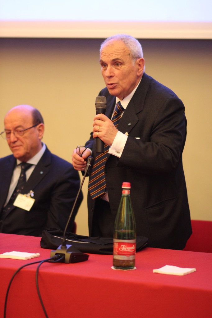 Filippo Graziani during the opening of Dycoss 2014