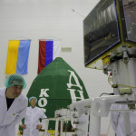 Gauss team member inspecting the satellite matching