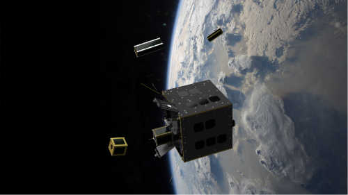 UniSat-6 in orbit Render