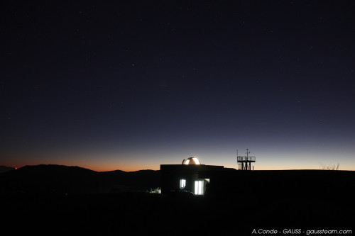 Castelgrande Observatory at sunset