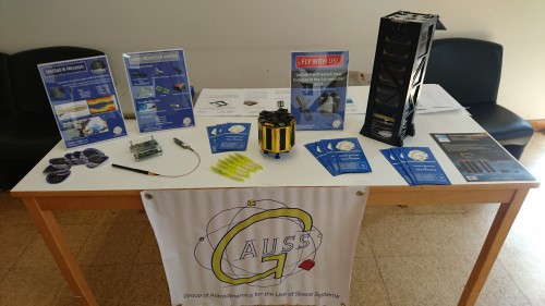 GAUSS stand at the 10th International Workshop and Advanced School “Spaceflight Dynamics and Control” in Covilhã