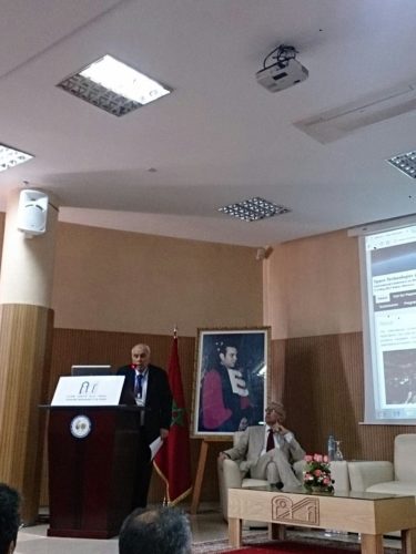 Professor Graziani, GAUSS President, speaking at the MNSAT Conference in Rabat (Morocco) @ MNSAT Conference