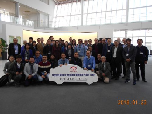 IWLS Participants at the Toyota plant tour 