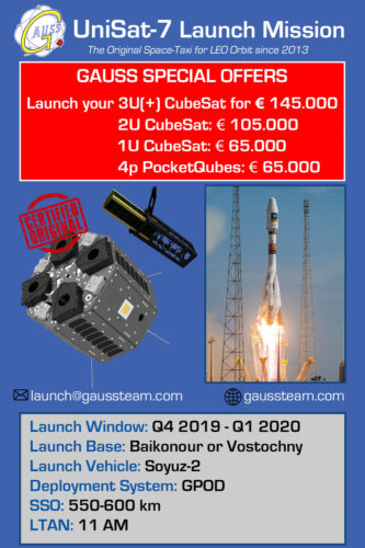 UniSat-7 Promotional Leaflet